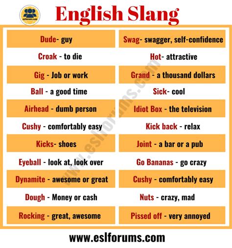 slang for cool people